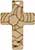 Ply Wood Shape Pendant Cross with a Creation Image