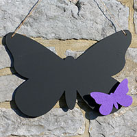 Chalk Blackboard Butterfly Style B Main Image