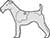 Plain Top Hole Image Dog Fox Terrier Wire Standing