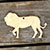 3mm Ply African Lion Walking