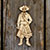 3mm Ply Wooden Image Pirate Captian with Cutlass