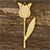 3mm Ply Tulip Flower with Stem