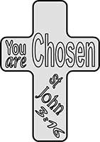 Cross with Text You are Chosen Main Image