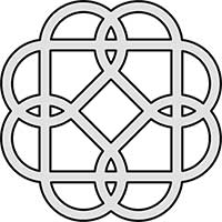 Celtic Knot Flower Square A Main Image