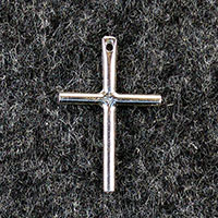 Pewter Bar Cross Small Main Image