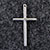 Pewter Bar Cross Large