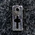 Pewter Rectangular Tag with Cross Cutout