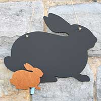 Chalk Blackboard Pet Rabbit Main Image