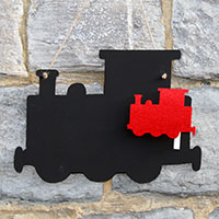 Chalk Blackboard Steam Train Main Image