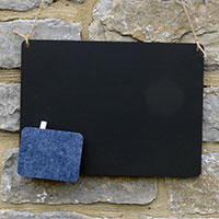 Chalk Blackboard Rectangle Rounded Corners Main Image