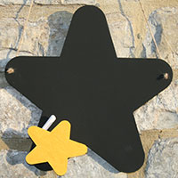 Chalk Blackboard Rounded Star Main Image