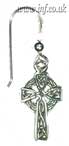 925 Silver Celtic Cross Earrings Main Image