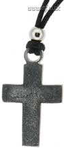 Plain Flat Pewter Cross Main Image