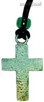 Plain Flat Painted Pewter Cross Main Image