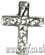 Silver Filigree Cross on Bootlace Main Image