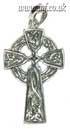 Medium Celtic 925 Cross on Bootlace Main Image