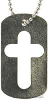 Dog tag cut-out cross Main Image