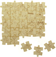 Wooden Advent Jigsaw Main Image