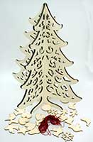 Slot Together Christmas Tree with Decorations Main Image