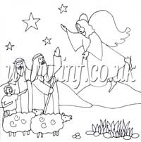 Etched Image of Nativity Shepard's Scene Panel Main Image