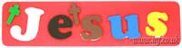 Letter Kit Neoprene Jesus Name Main Image