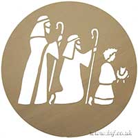 Nativity Shepard's Enormous Cut Out Disk Main Image