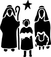 Christmas Nativity Three Shepherds Main Image