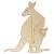 Main Image White No Hole Image Kangaroo with Joey