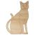 Main Image White No Hole Image Cat Sitting