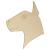 Main Image White No Hole Image English Bull Terrier Dogs Head