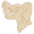 Main Image White No Hole Image Dog Chinese Crested Head