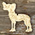 3mm Ply Dog Chinese Crested Standing