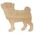 Main Image White No Hole Image Dog Pug Standing