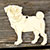 3mm Ply Dog Pug Standing