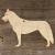 3mm Ply Dog Siberian Husky Standing