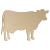 Main Image White No Hole Image Cow Standing Relistic