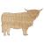 Main Image White No Hole Image Highland Bull Standing