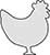 Plain Image Chicken Rooster Standing