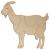 Main Image White No Hole Image Goat Standing