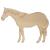 Main Image White No Hole Image Horse Standing Simple