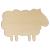 Main Image White No Hole Image Standing Sheep