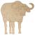 Main Image White No Hole Image Buffalo Standing Front
