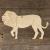 3mm Ply African Lion Walking