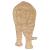 Main Image White No Hole Image Tiger Walking Rear Tail