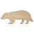 Main Image White No Hole Image Badger Standing Side View