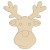 Main Image White No Hole Image Reindeer Head Comic Smiling