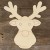 Reindeer Head Comic Smiling