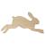 Main Image White No Hole Image Hare Running and Bounding