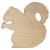 Main Image White No Hole Image Squirrel Eating a Nut