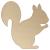 Main Image White No Hole Image Squirrel Plain Comic